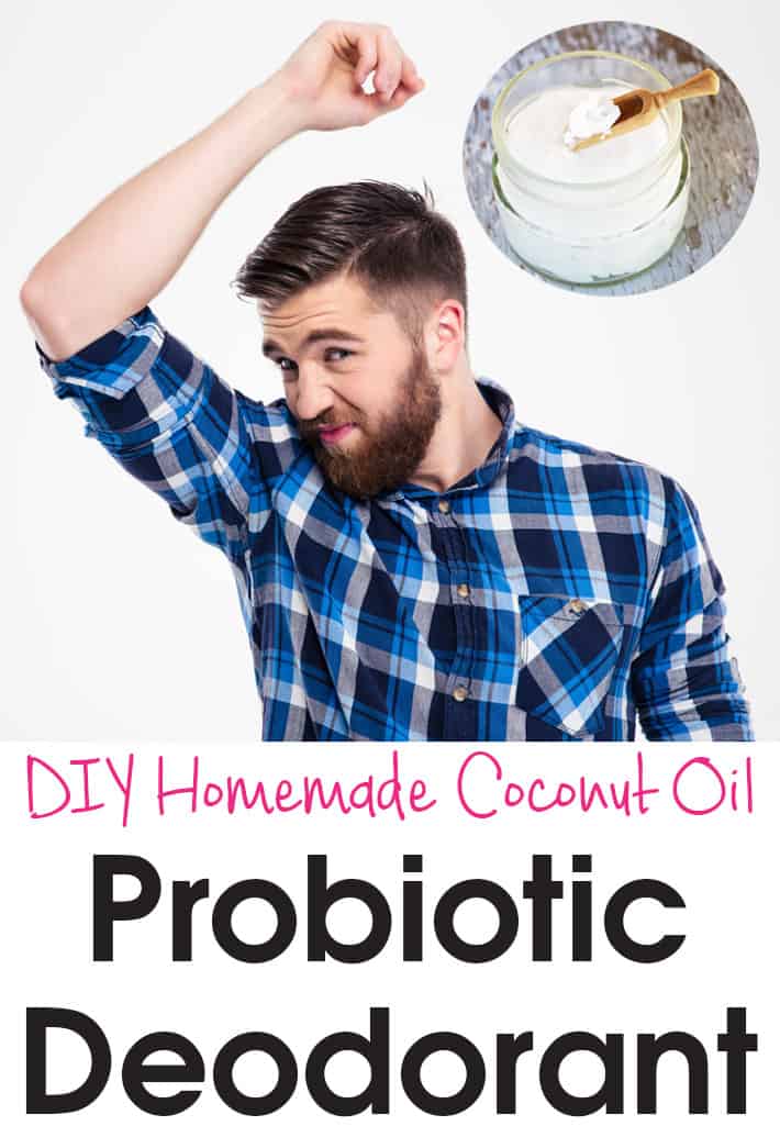 DIY: Homemade Coconut Oil Probiotic Deodorant.