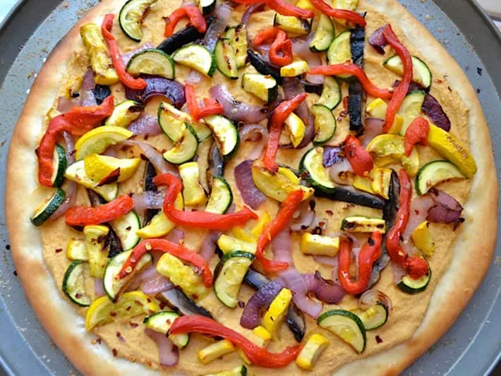 Vegetable Pizza.