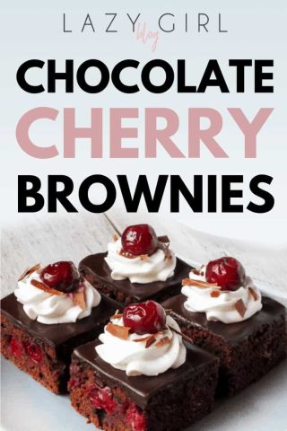 Chocolate Cherry Brownies.