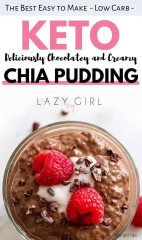 Low Carb Keto Chocolate Chia Pudding