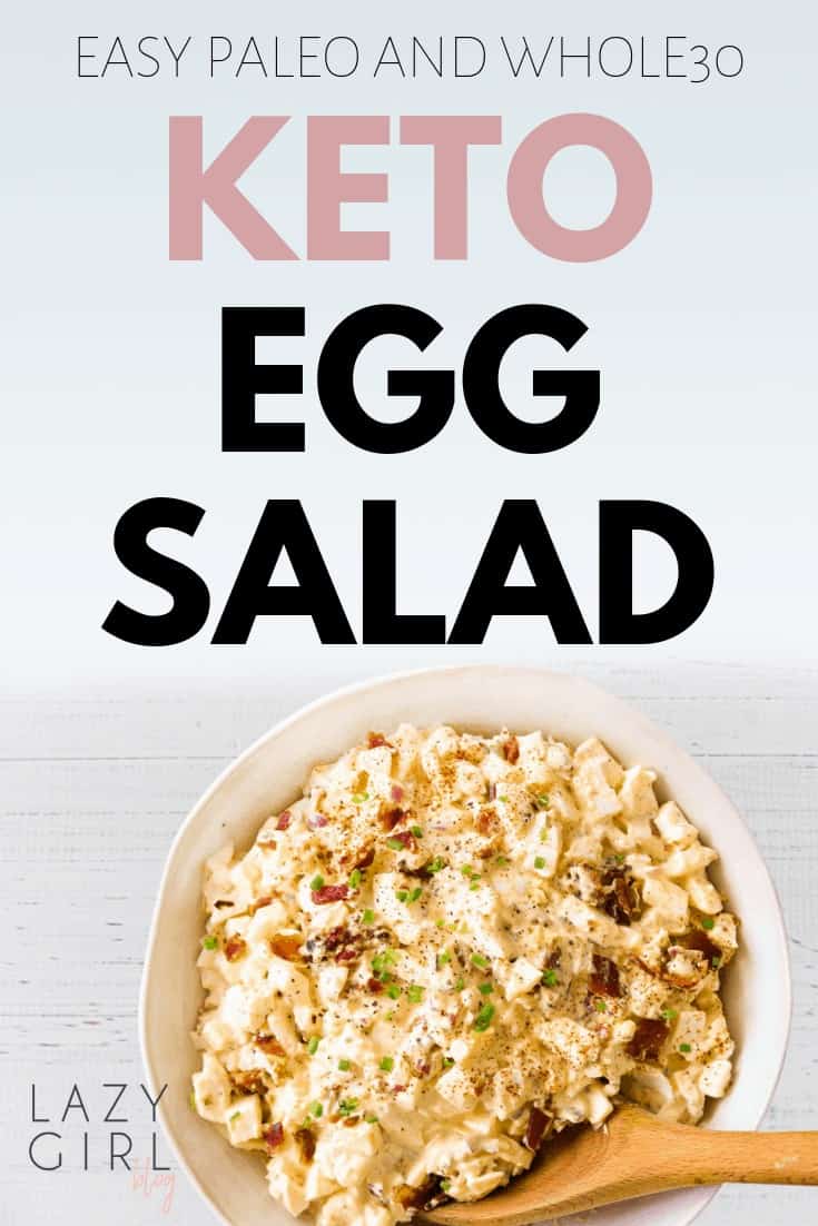 Easy Keto Salad Recipe - Keto Egg Salad.