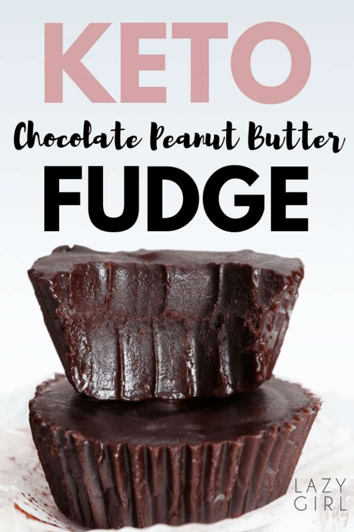 Keto Chocolate Peanut Butter Fudge
