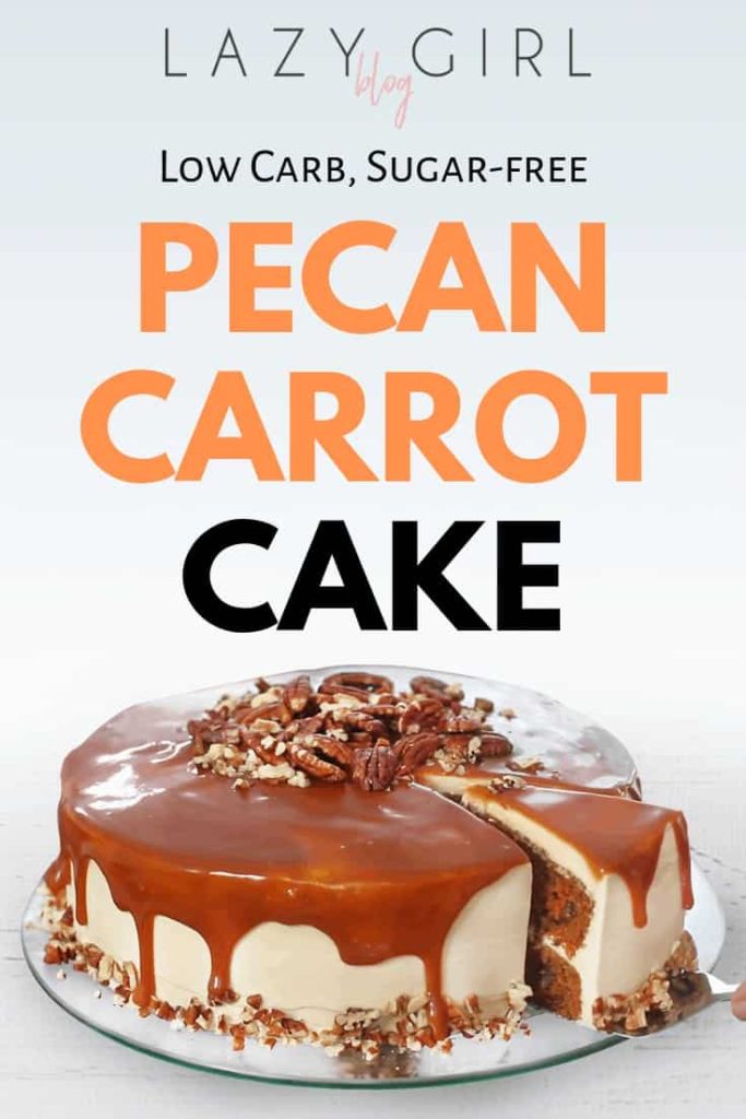 Low Carb Pecan Carrot Cake.