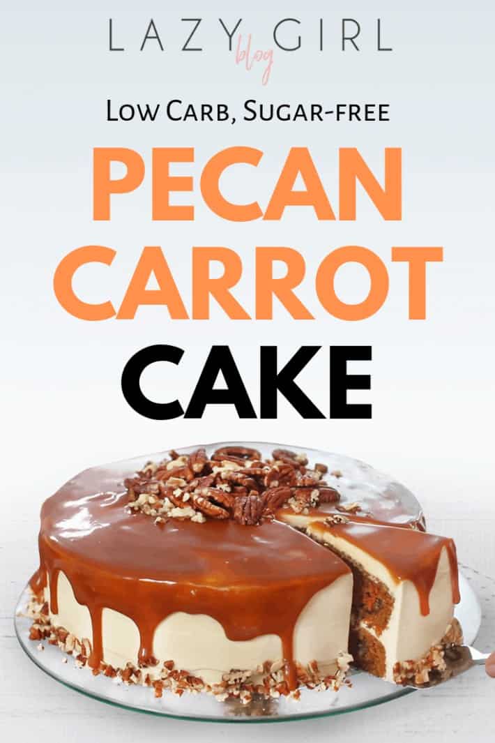 Low Carb Pecan Carrot Cake