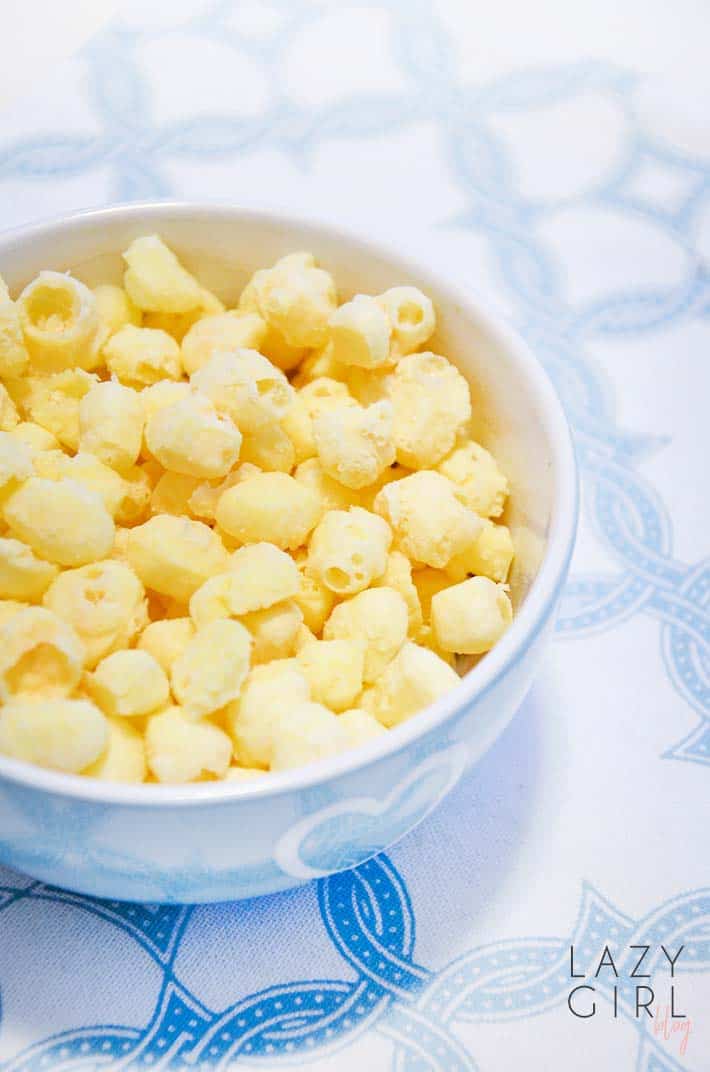 One Ingredient Low Carb Popcorn - Keto Cheese Puffs image