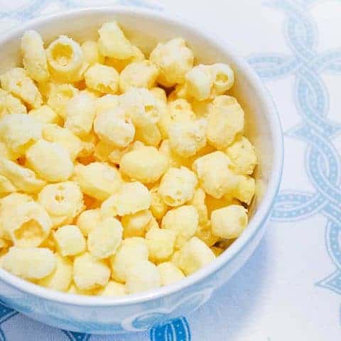 one ingredient low carb popcorn keto chees puffs recipe