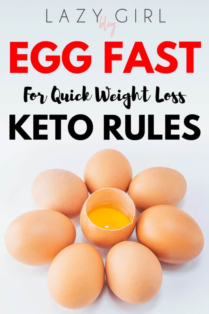 Egg Fast Keto Rules | Lazy Girl Blog