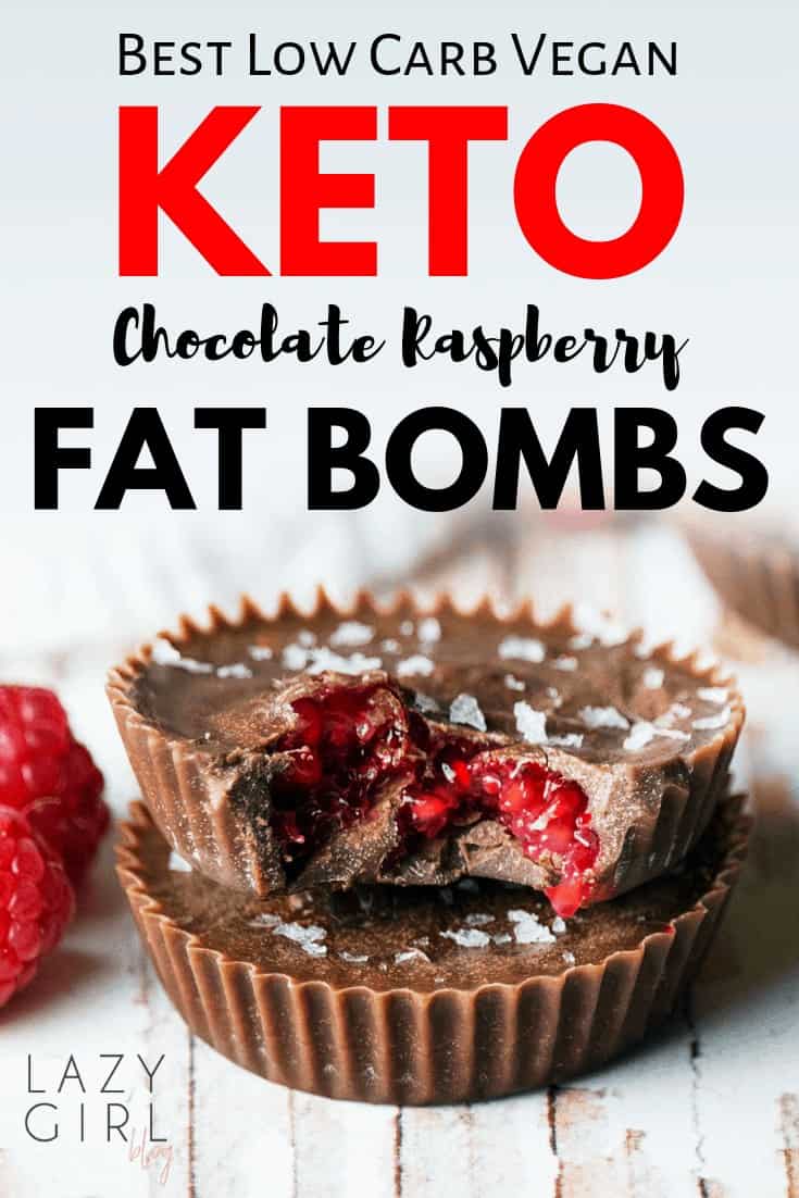 Keto Chocolate Raspberry Fat Bombs Lazy Girl Blog