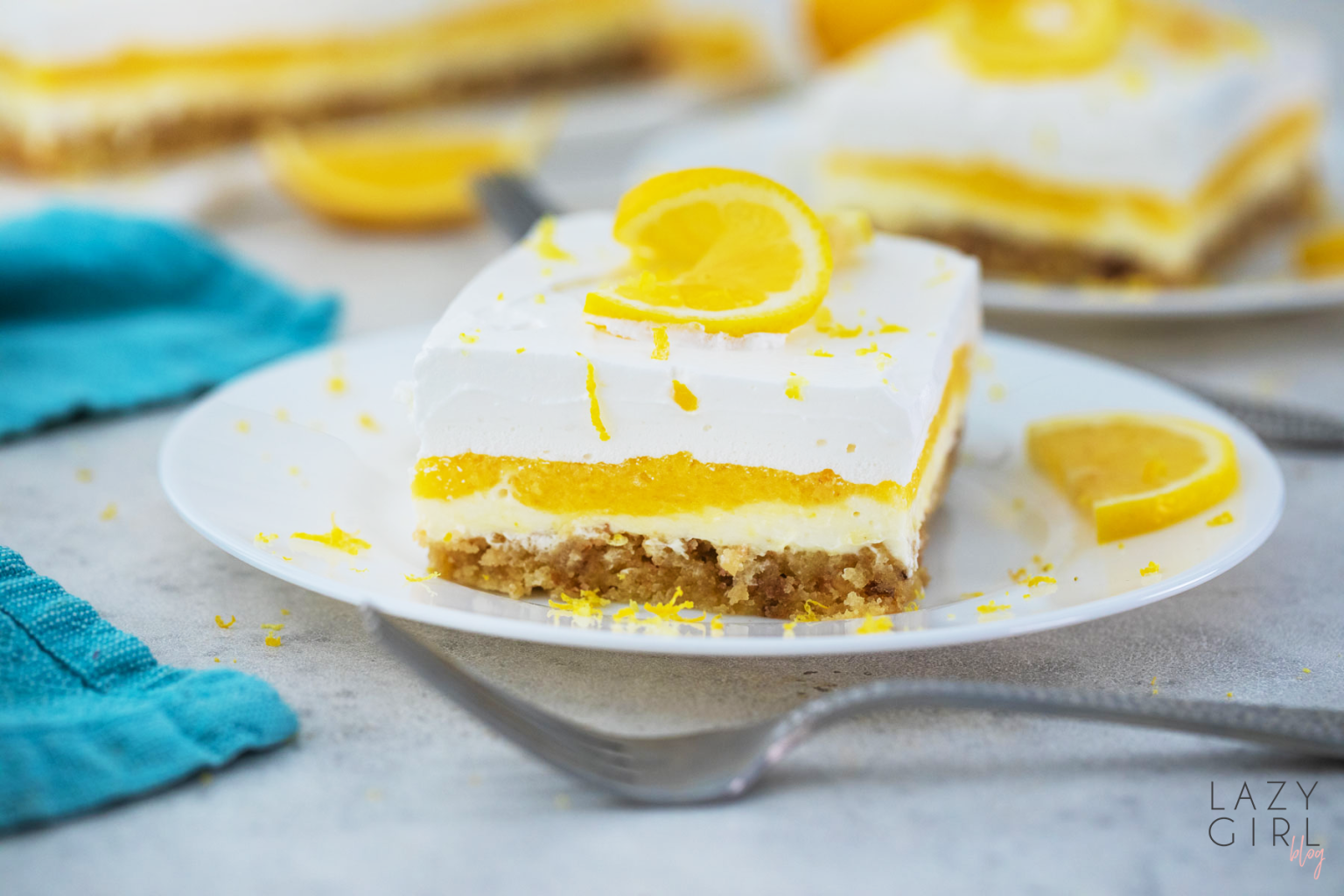 Low Carb Keto Lemon Lush Dessert