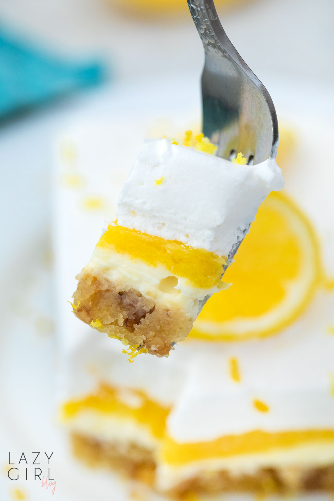 Low Carb Keto Lemon Lush Dessert bite