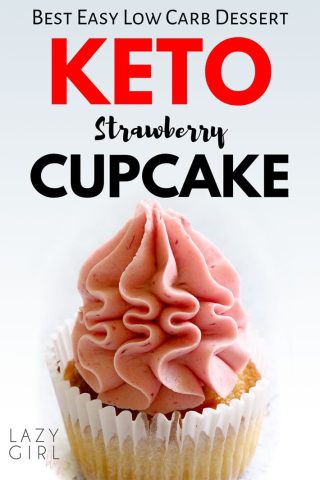 Best Keto Strawberry Cupcakes