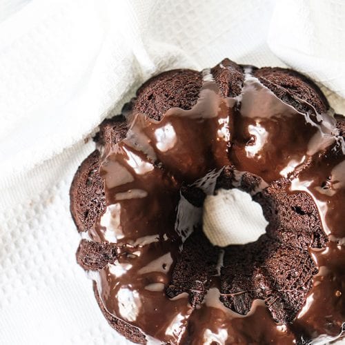 Keto Chocolate Bundt Cake | Lazy Girl Blog