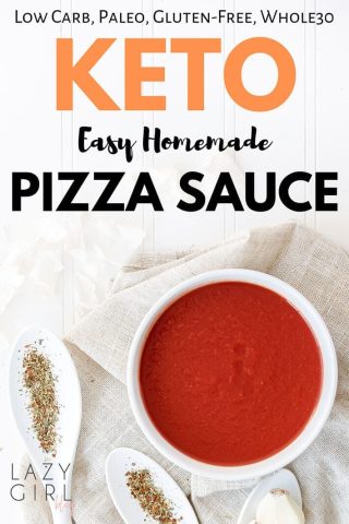 Easy Homemade Keto Pizza Sauce.