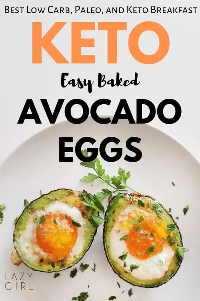 Baked Avocado Eggs Keto Recipe
