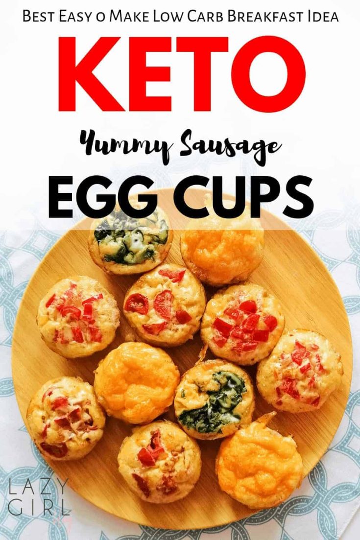 Keto Sausage Egg Cups Easy Low Carb Breakfast Idea Lazy Girl