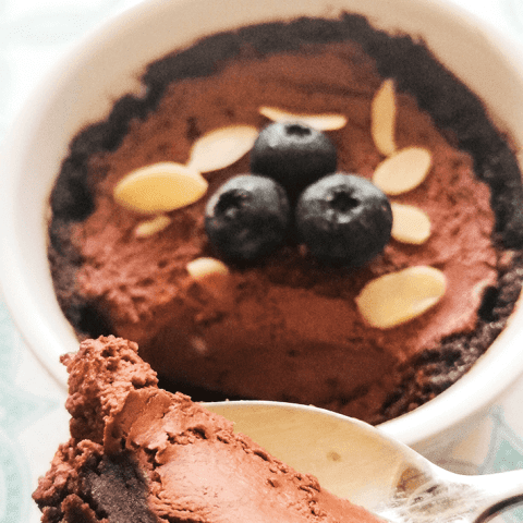 No Bake Keto Mini Chocolate Cheesecake Recipe