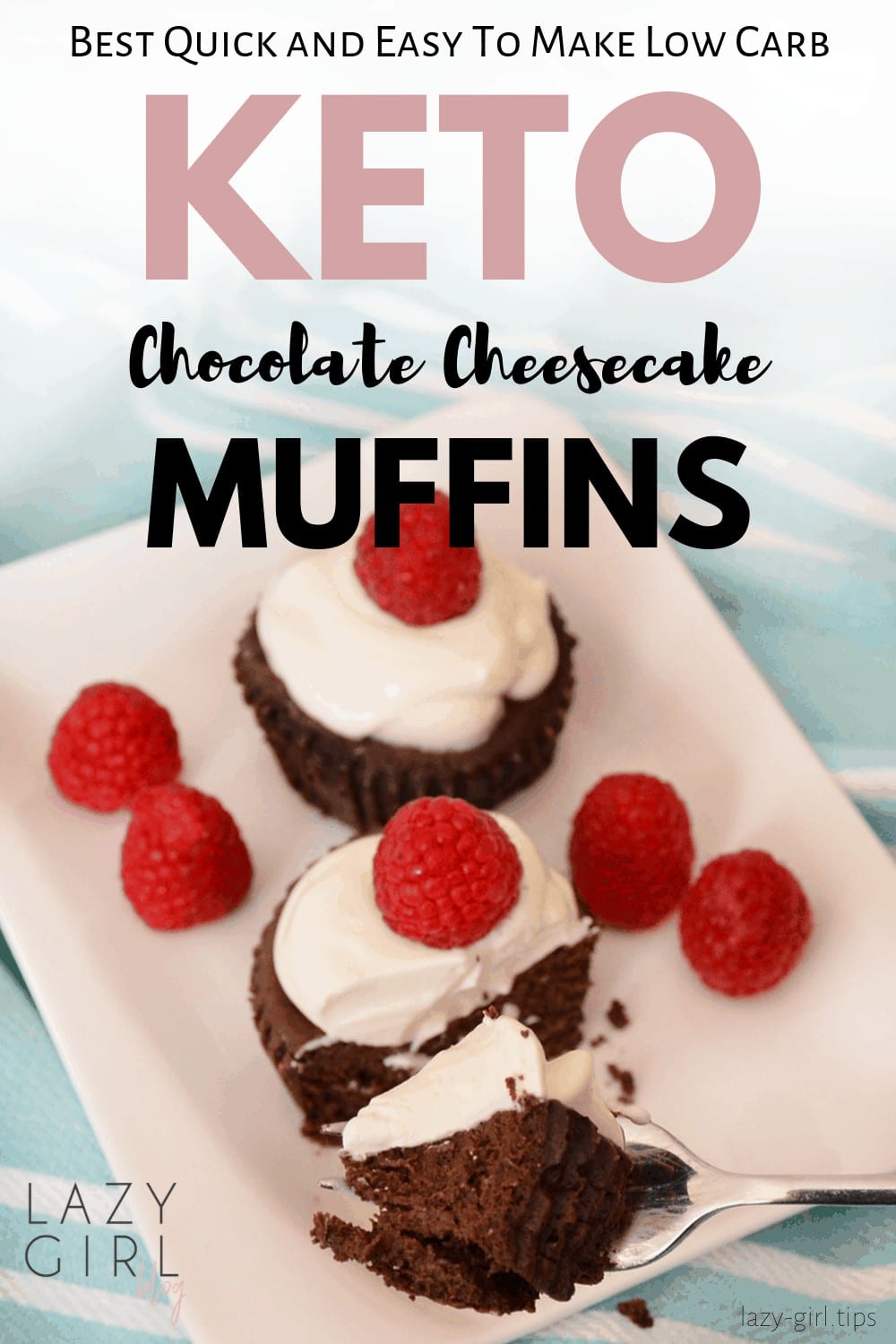 Keto Chocolate Cheesecake Muffins Lazy Girl Blog