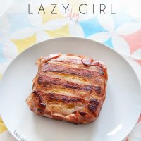 Low Carb Keto Bacon Wrapped Grilled Cheese