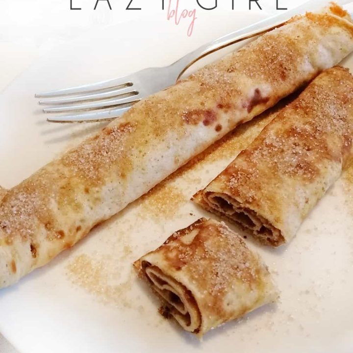These delicious low carb keto cinnamon crepes have 2 carbs and are fine for an egg fast. Perfectly sweet and satisfying. Sweet crepes that are ideal for an egg fast or any low carb breakfast... #eggfastcrepes #eggfastbreakfast #eggfastdessert #keto #lowcarb