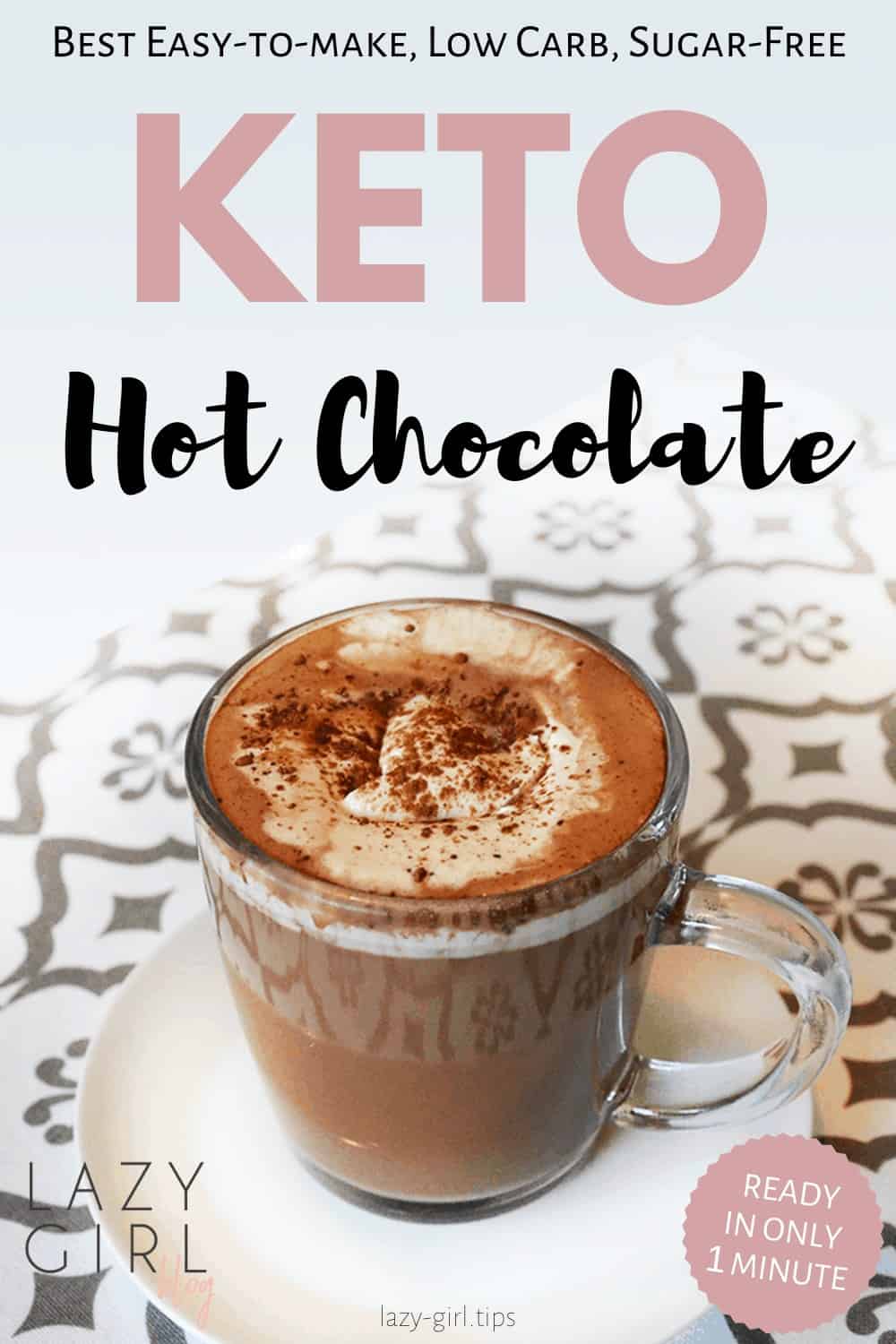 best keto sugar-free hot chocolate.