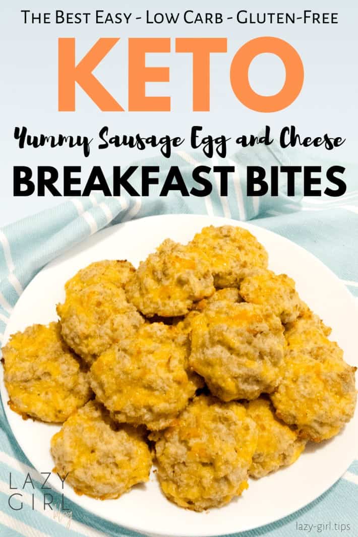 Easy Breakfast Keto Sausage Egg and Cheese Bites