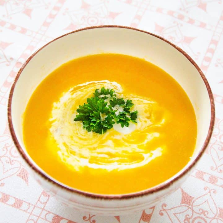 Easy Pumpkin Soup Recipe – Keto Low Carb Gluten-Free.