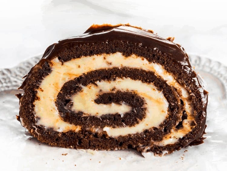 Keto Christmas Dessert Recipes Low Carb Keto Chocolate Peanut Butter Roll Cake
