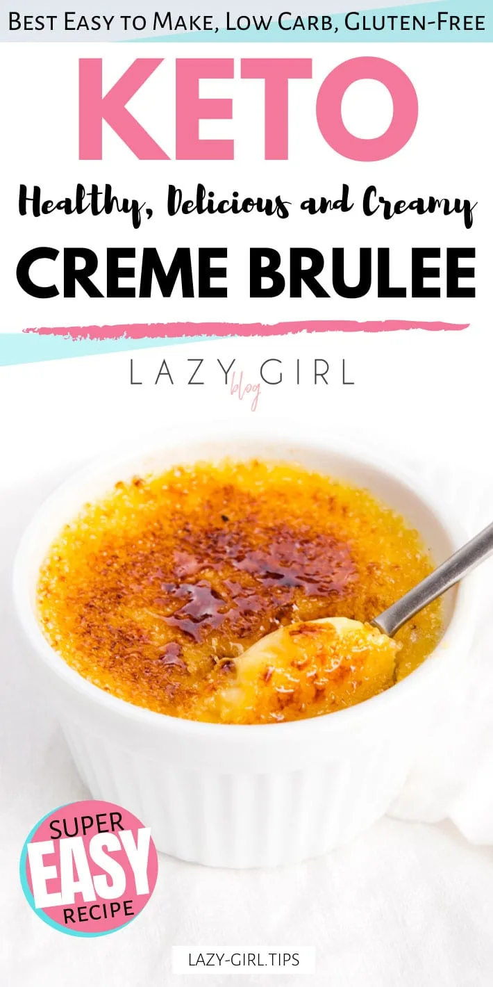 Keto Creme Brulee recipe