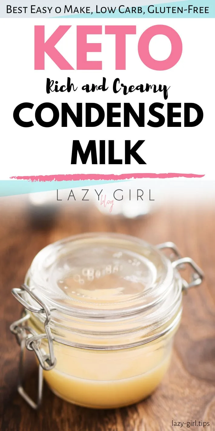 Sugar-Free Keto Condensed Milk Recipe