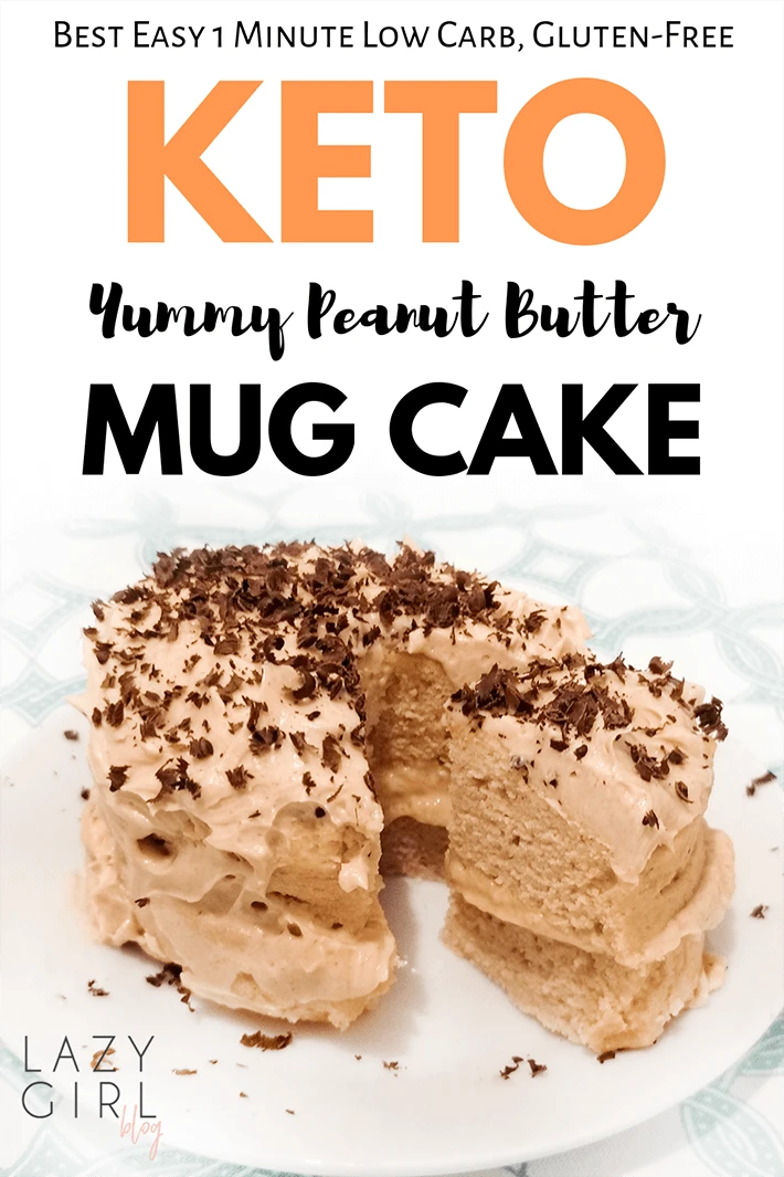 1-Minute Keto Peanut Butter Mug Cake