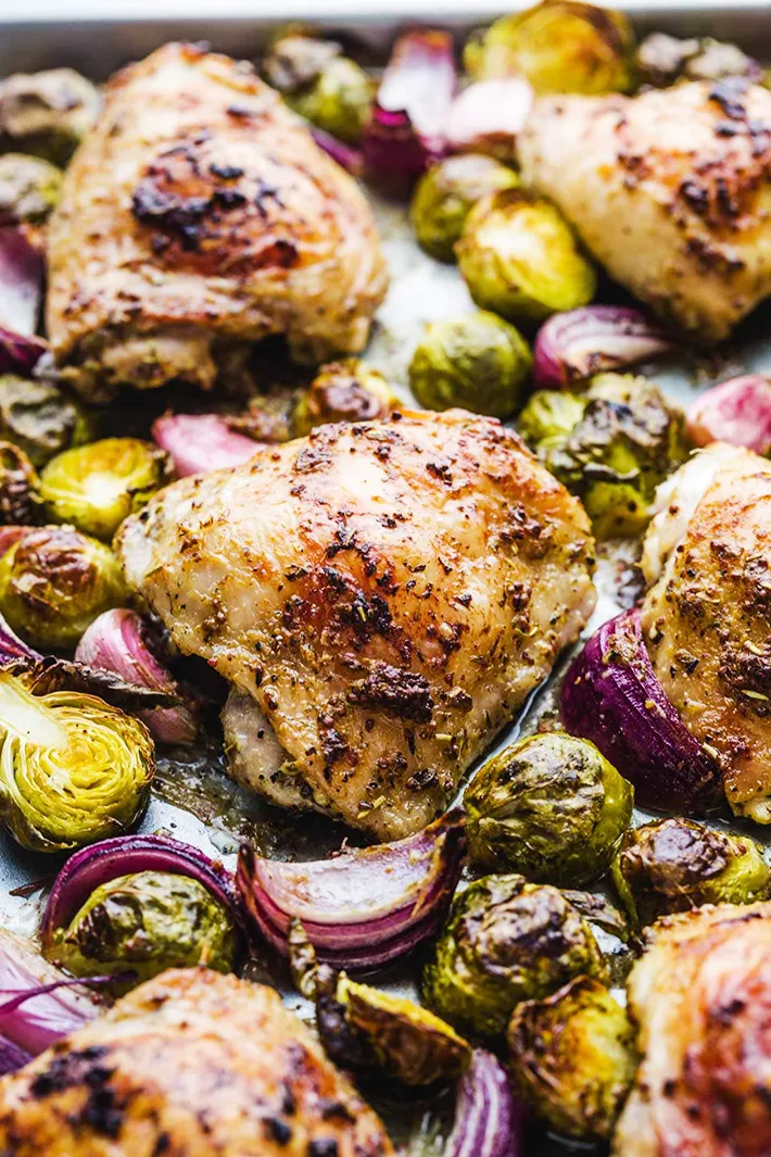 Sheet Pan Chicken Thighs recipe.