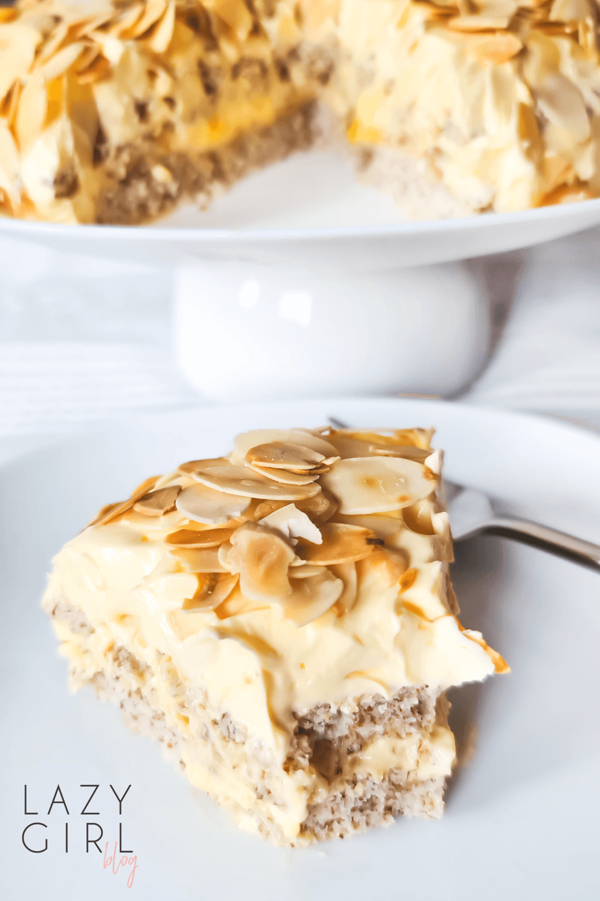 Glazed Almond Orange Quick Bread