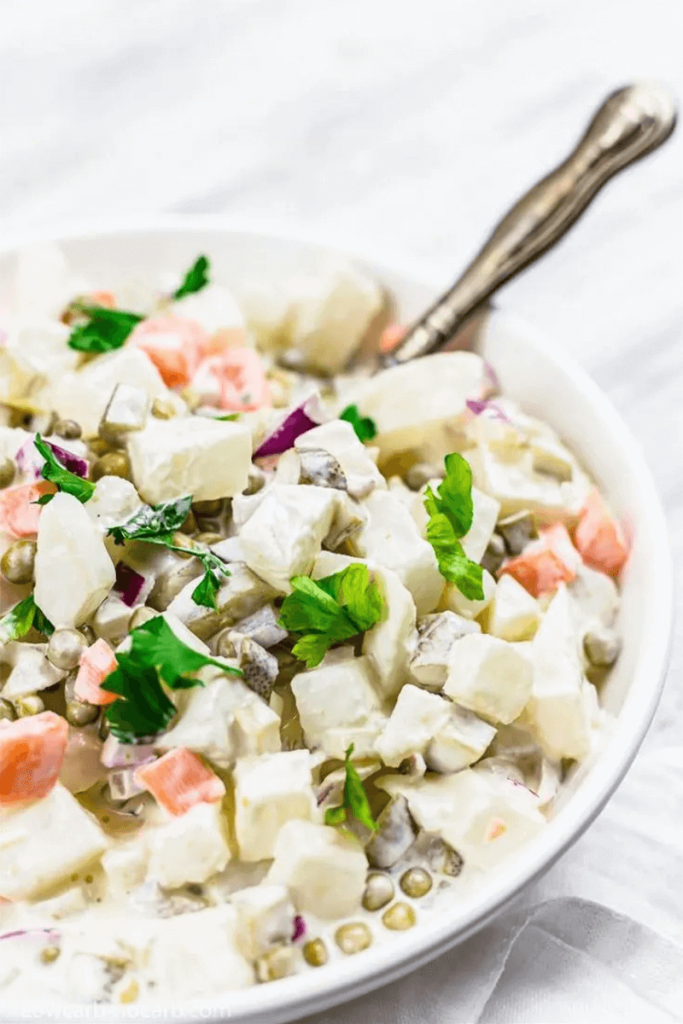 Easy “Potato” Keto Salad Recipe.