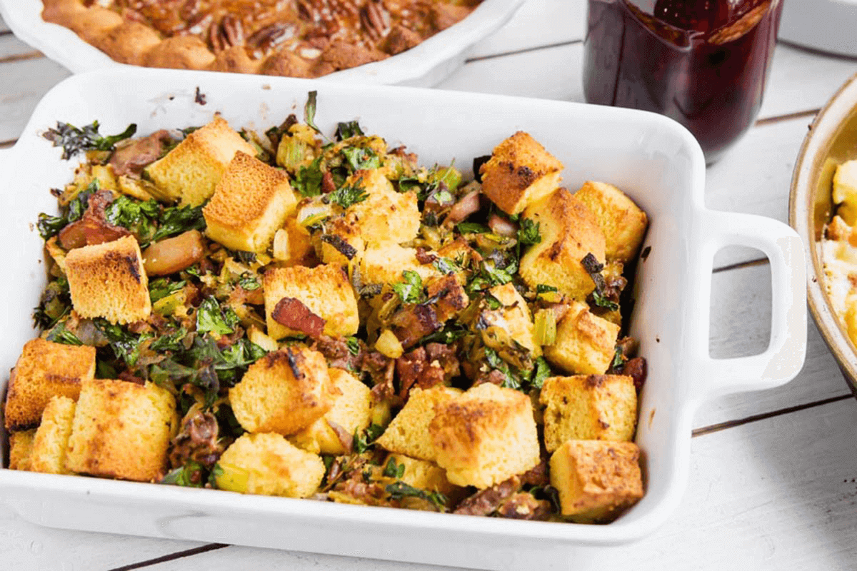 Keto Cornbread Stuffing recipe.