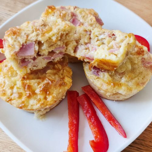 Healthy Breakfast Oatmeal Egg Muffins Lazy Girl Blog