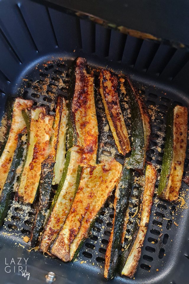 Easy Keto Air Fryer Zucchini Fries Lazy Girl Blog